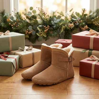 Cozely - Women’s Fur-Lined & Ergonomic Barefoot Shoes