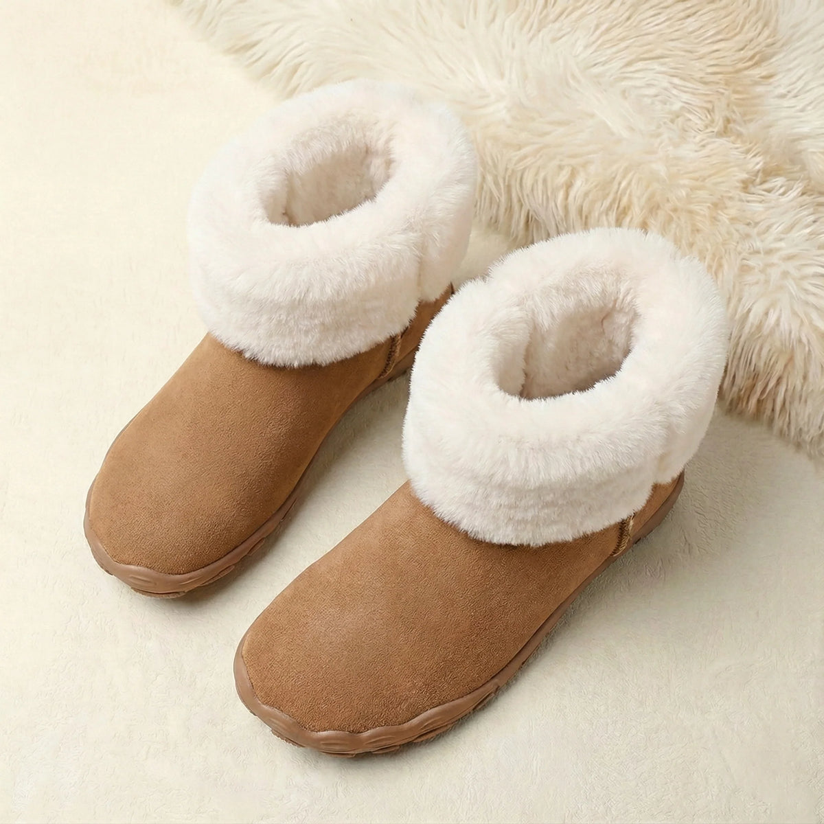 Cozely - Women’s Fur-Lined & Ergonomic Barefoot Shoes