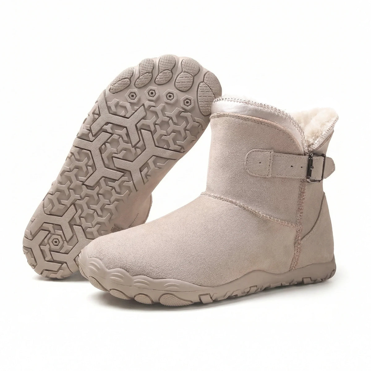 Cozely - Women’s Fur-Lined & Ergonomic Barefoot Shoes