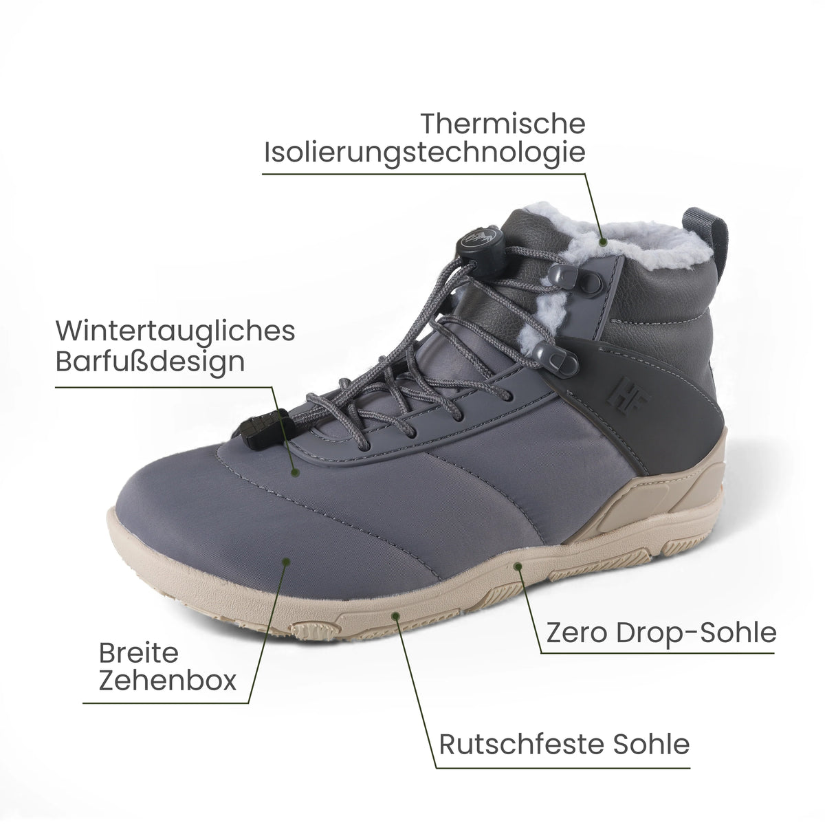 HF Azura – Ergonomic & Supportive Winter Barefoot Shoes