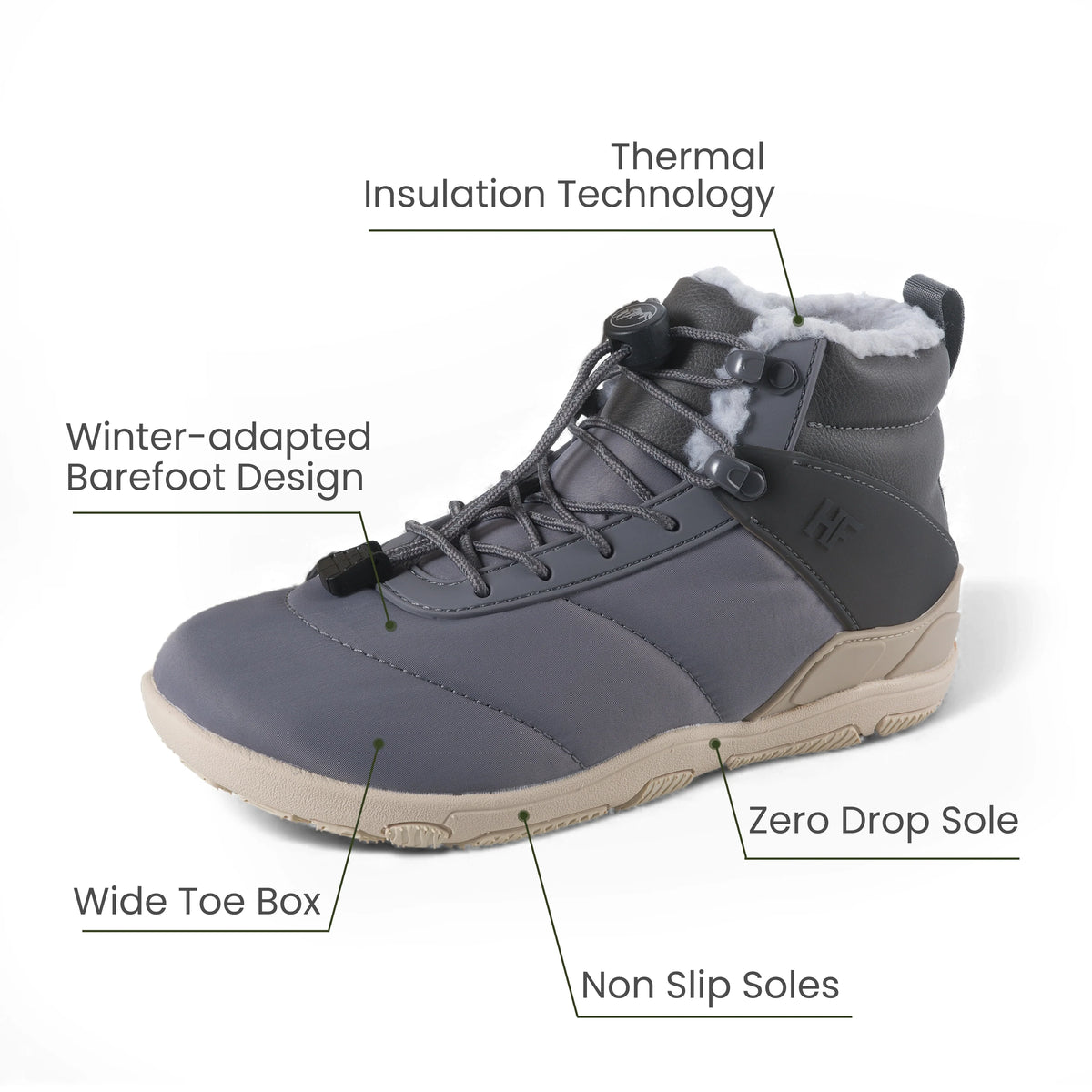 HF Azura – Ergonomic & Supportive Winter Barefoot Shoes