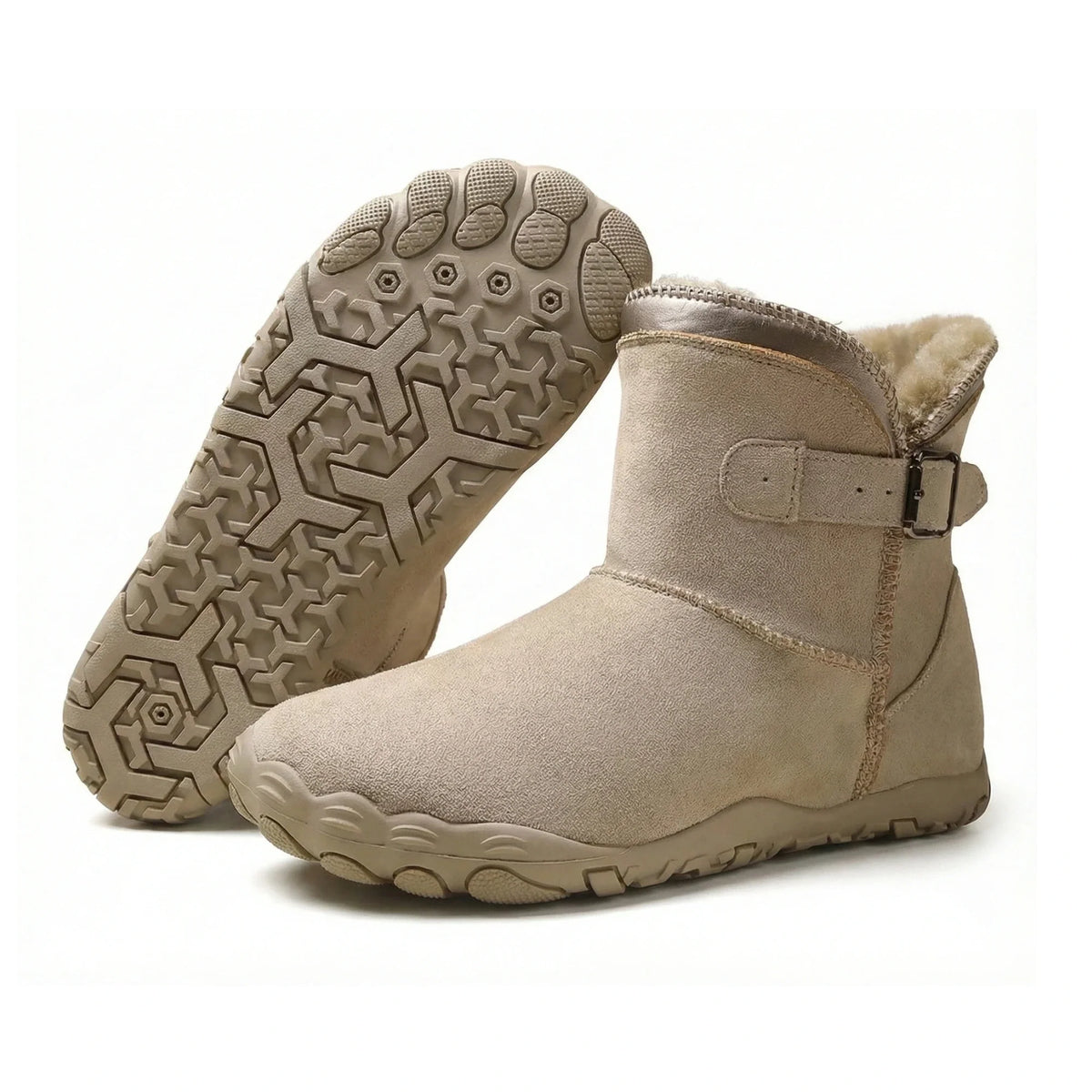 Cozely - Women’s Fur-Lined & Ergonomic Barefoot Shoes