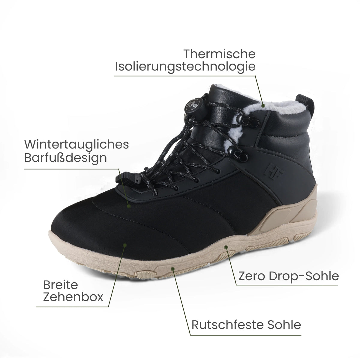 HF Azura – Ergonomic & Supportive Winter Barefoot Shoes