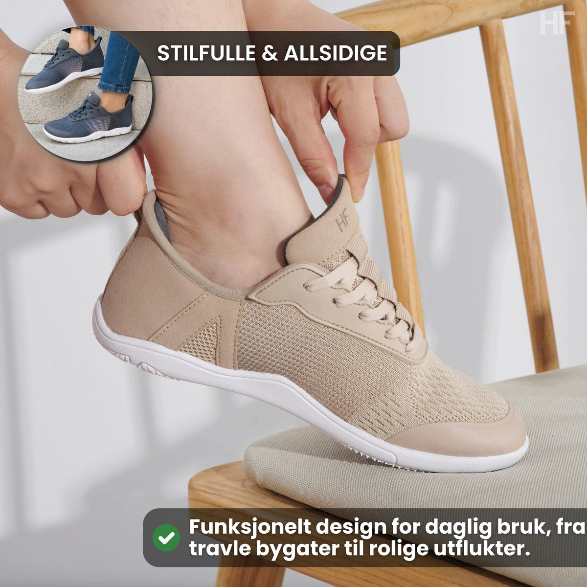 HF Stride – Hands-Free & Ergonomic Barefoot Shoes